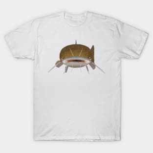 Flathead catfish - fish head T-Shirt